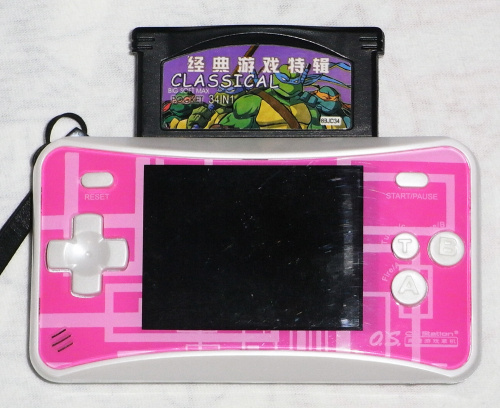 Pink OneStation console with cartridge